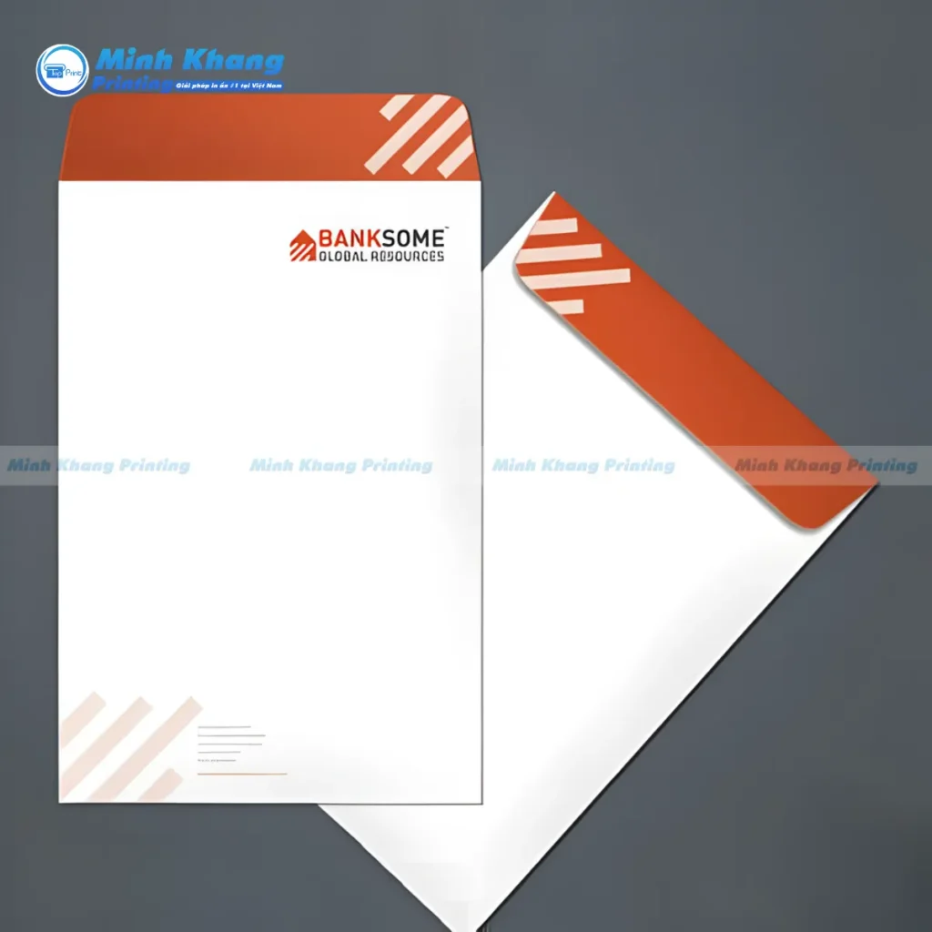 Mẫu bì thư định lượng 120gsm, đảm bảo độ dày dặn và cứng cáp, thể hiện sự cao cấp của nội dung bên trong.