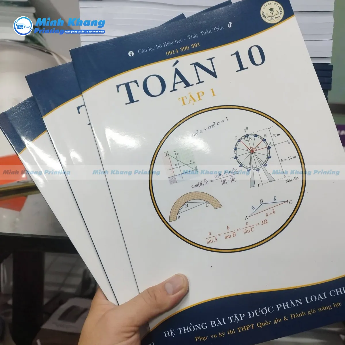 Mẫu sách lớp mười môn toán cho các lớp dạy thêm