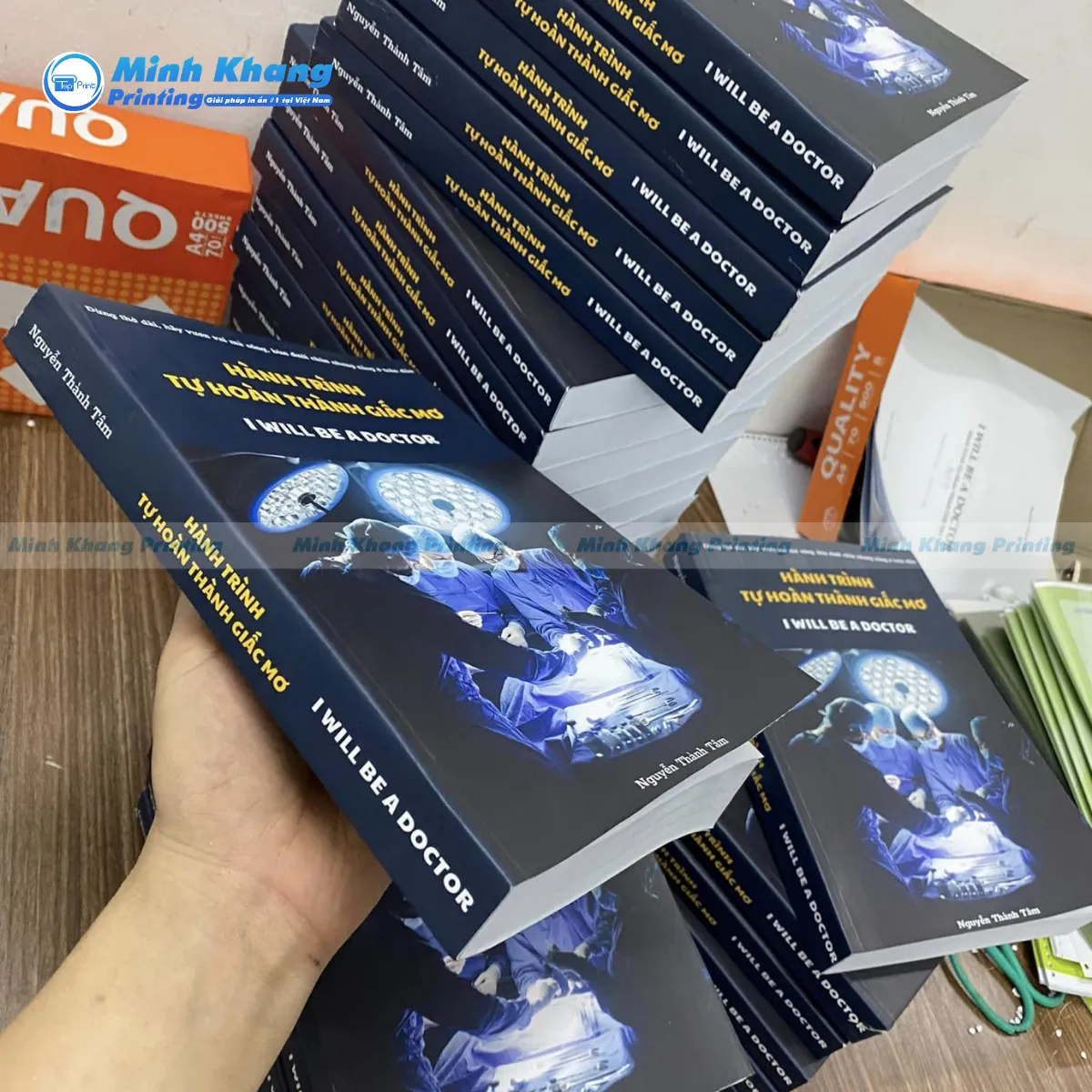 Mẫu sách dán keo gáy với số lượng trang lớn