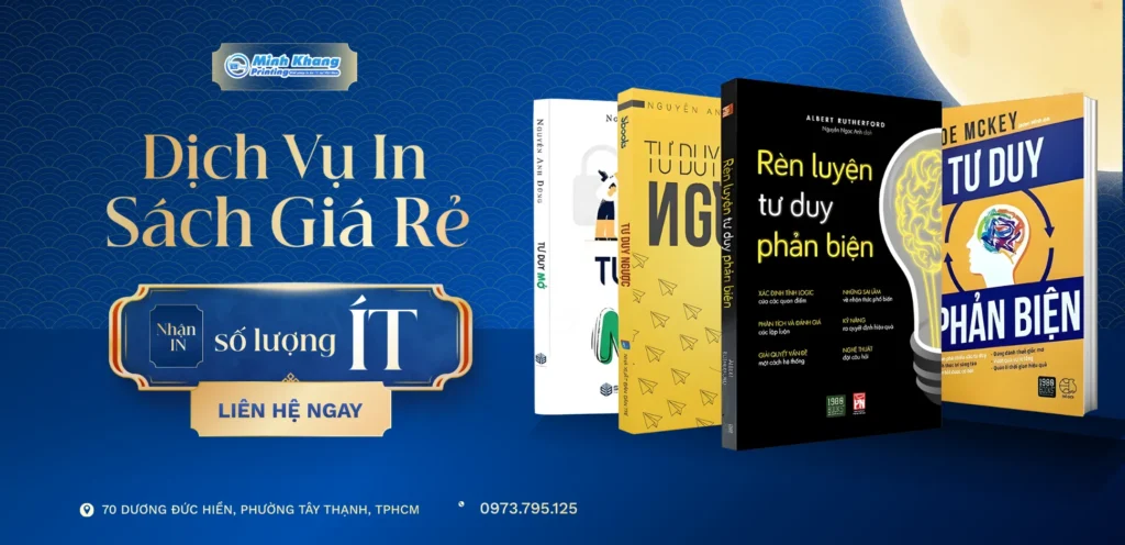Xưởng In Sách Giá Rẻ & Theo Yêu Cầu TP.HCM & Hà Nội