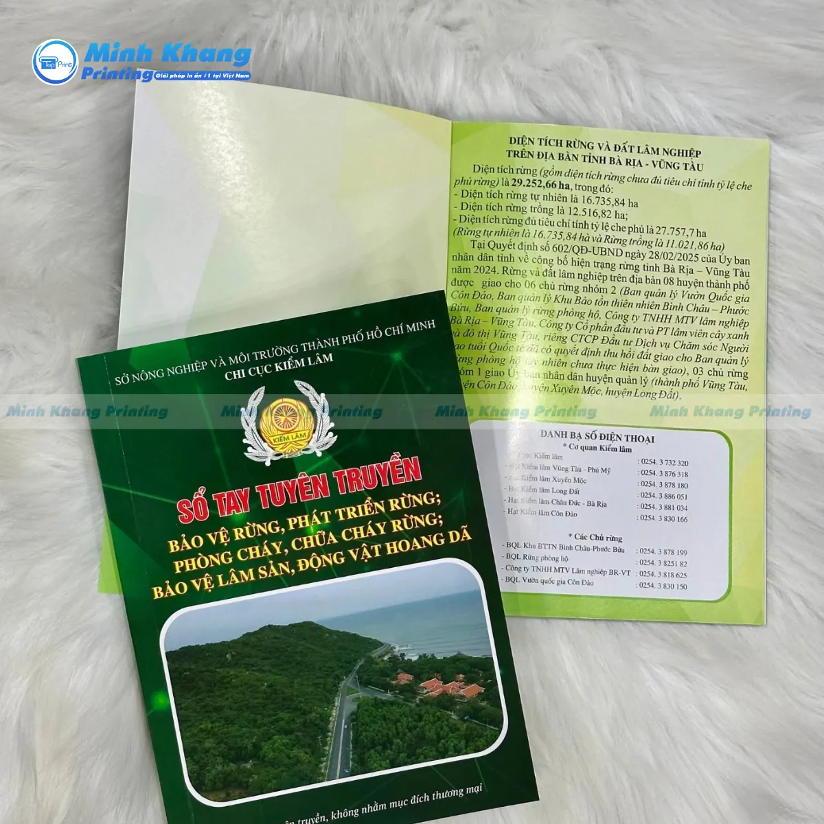 Mẫu sổ tay tuyên truyền sở nông nghiệp & môi trường Chi Cục Kiểm Lâm