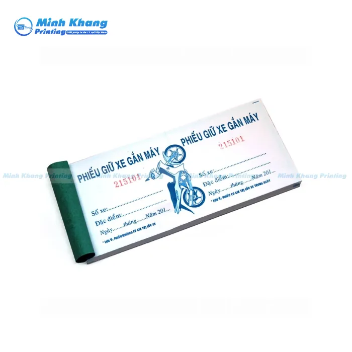 In Vé Giữ Xe