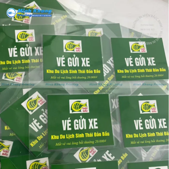 In Vé Giữ Xe