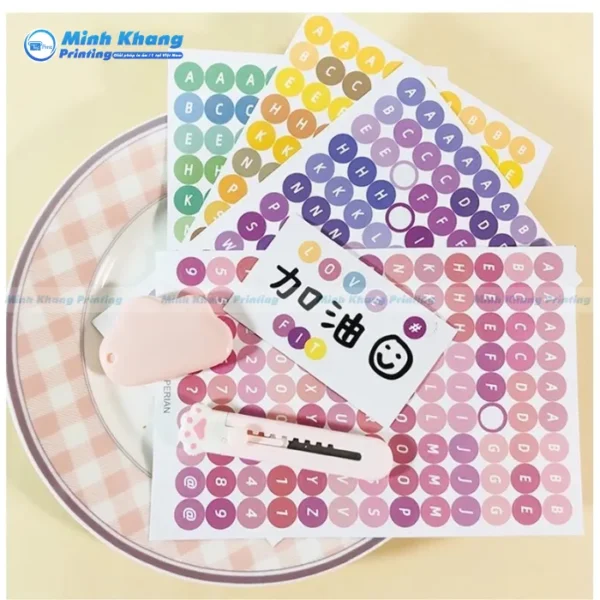 Sticker chữ
