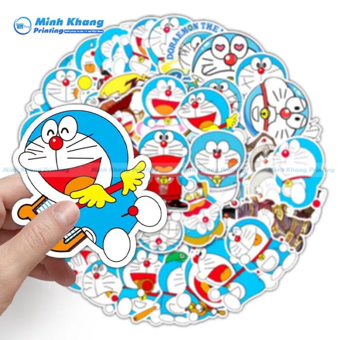 Mẫu Sticker Mèo Ú Đôraemon Chú Mèo Máy Đến Từ Tương Lai