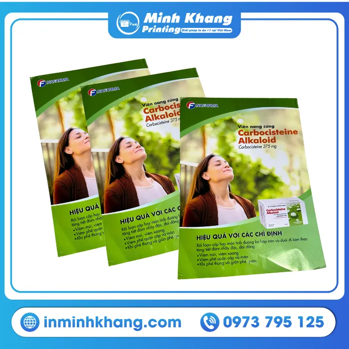 Mẫu tờ bướm quảng cáo chai dung dịch xịt mũi