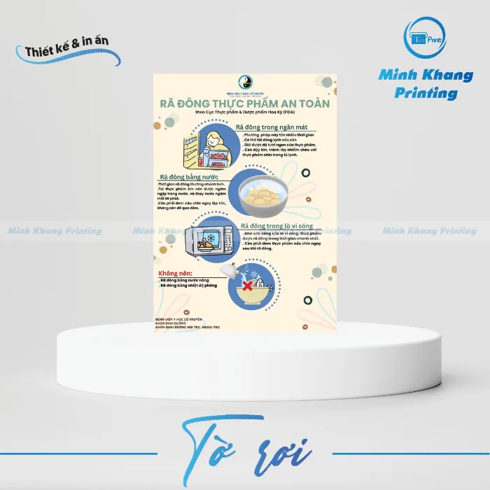 Tờ rơi an toàn thực phẩm