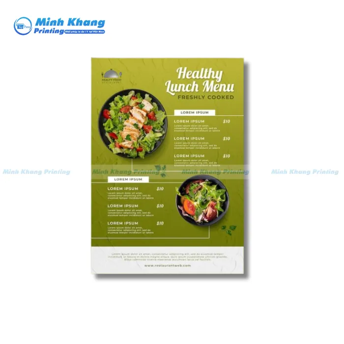 Tờ Rơi Menu