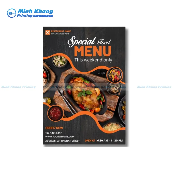 Tờ Rơi Menu