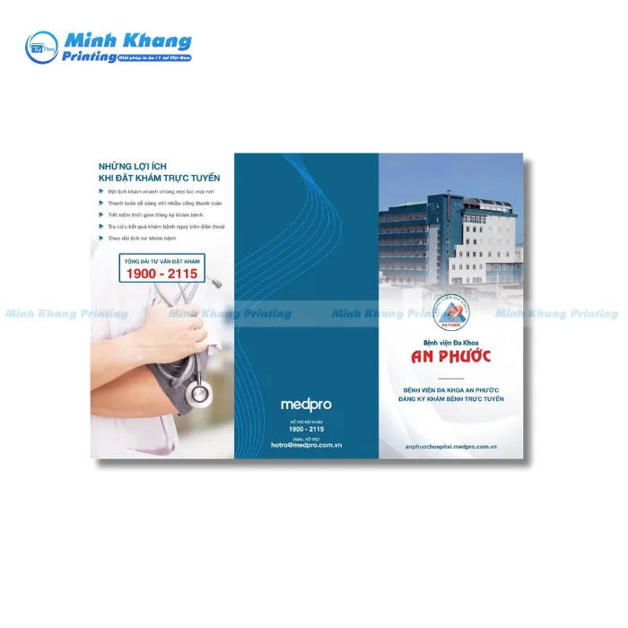 Mẫu Brochure Bệnh Viên Đa Khoa An Phước