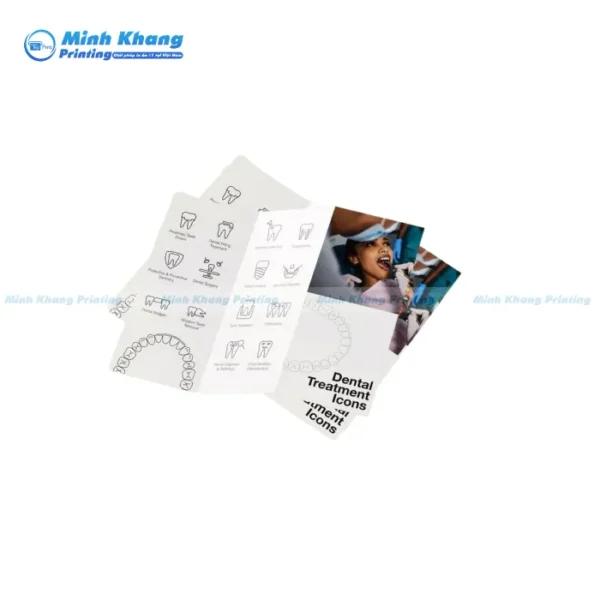 Mẫu Brochure Nha Khoa Tinh Tế Cho Dịch Vụ Thẩm Mỹ
