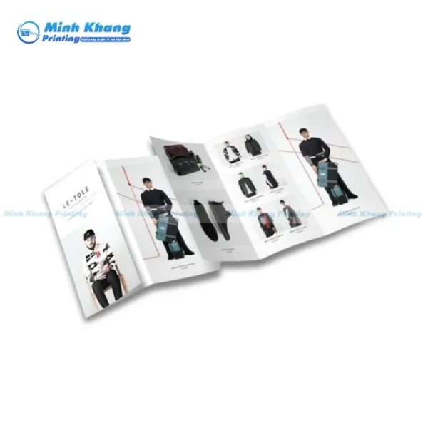 Mẫu Brochure Thời Trang Nam Tối Giản