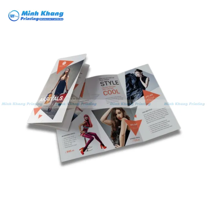 Mẫu Brochure Thời Trang Gấp 3 