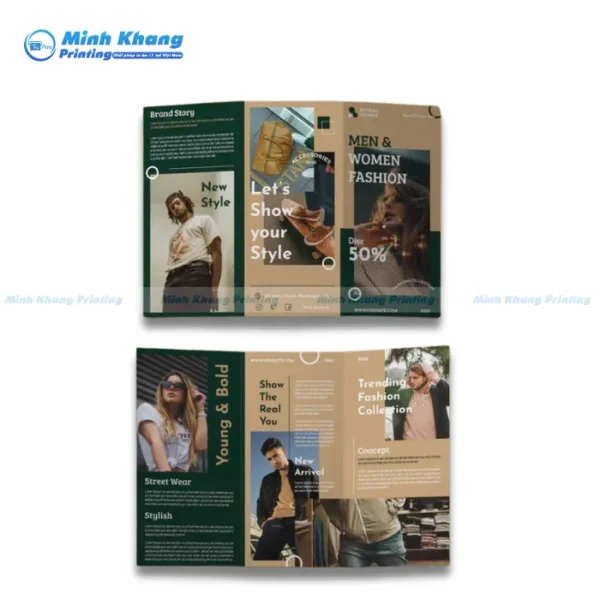 Mẫu Brochure Thời Trang Phong Cách Cổ Điển