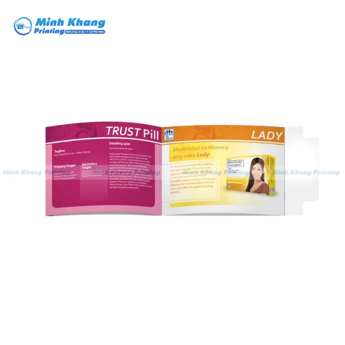 Mẫu Brochure Thuốc Đơn Giản & Đẹp