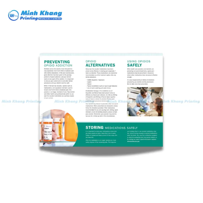 Mẫu Brochure Giới Thiệu Thành Phần  & Công Dụng Của Thuốc