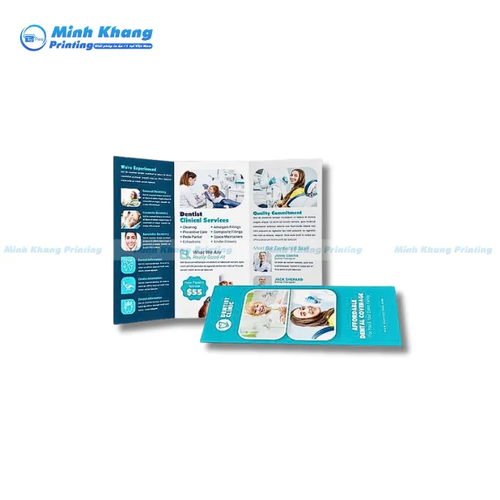 Mẫu Brochure Nha Khoa Y Tế & Dịch Vụ Chăm Sóc Răng Miệng