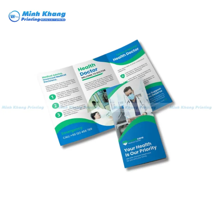 Mẫu Brochure Y Tế Giới Thiệu Bệnh Viện & Dịch Vụ