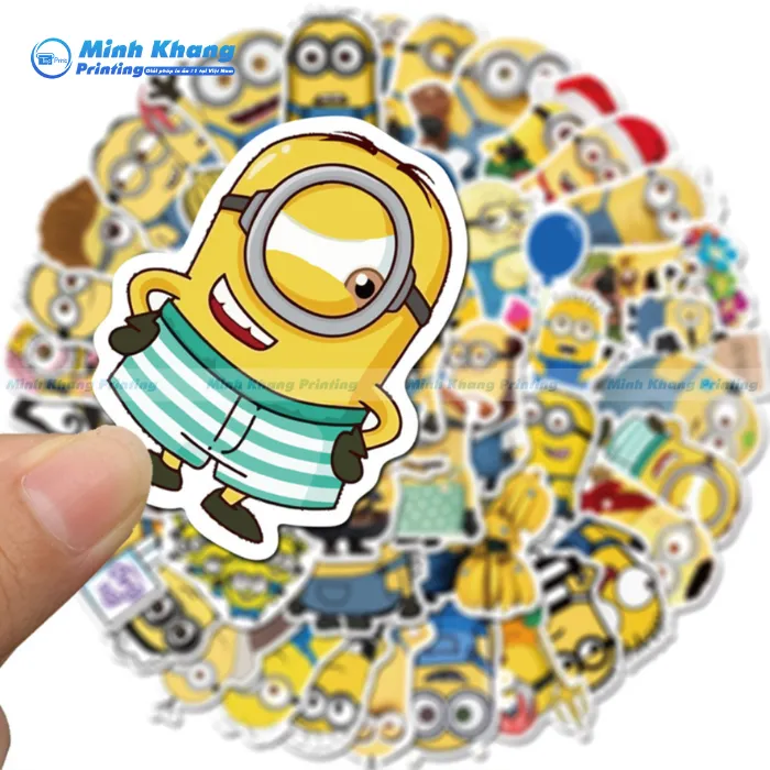 Mẫu Sticker Minion Hiện Đại & Đẹp Mắt