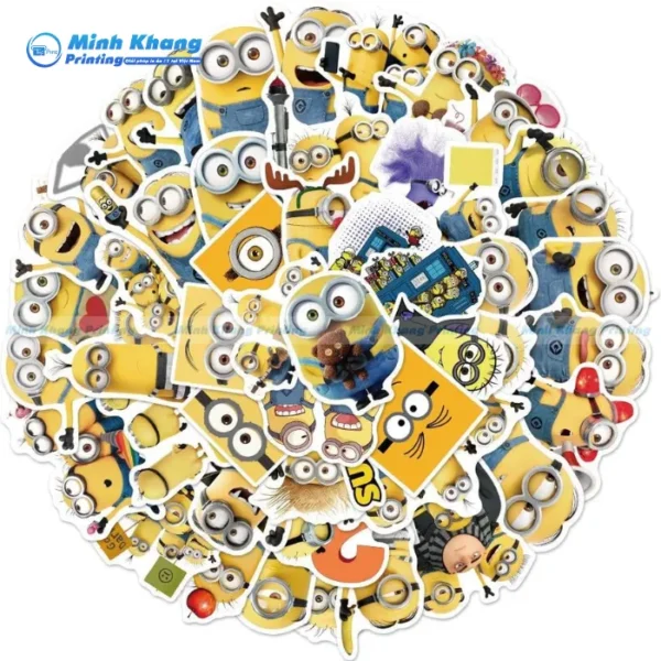 Mẫu Sticker Minion Sáng Tạo & Đa Dạng