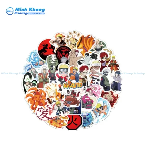 Mẫu Sticker Naruto Chibi Dễ Thương Kết Hợp Giữa Cute & Chất
