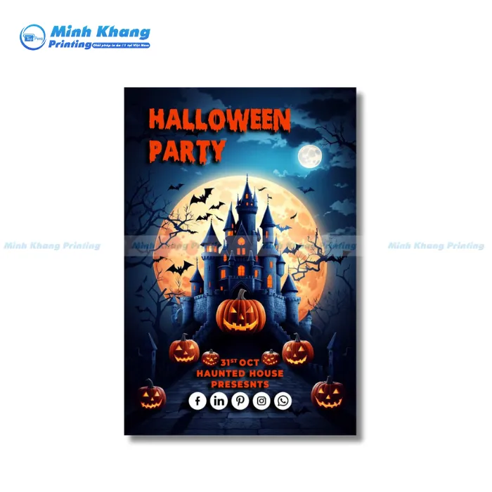 Mẫu Tờ Rơi Lễ Hội Halloween Bí Ẩn