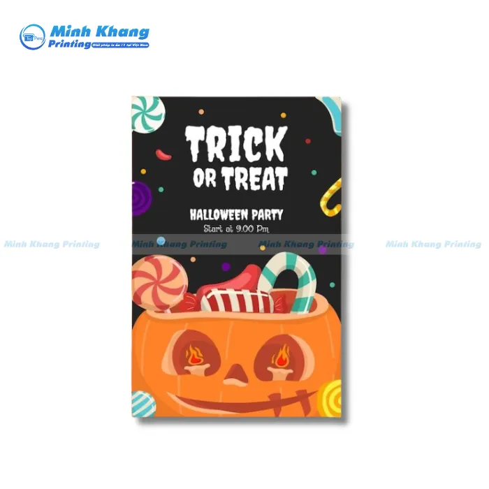 Mẫu Tờ Rơi Trick Or Treat Halloween Party
