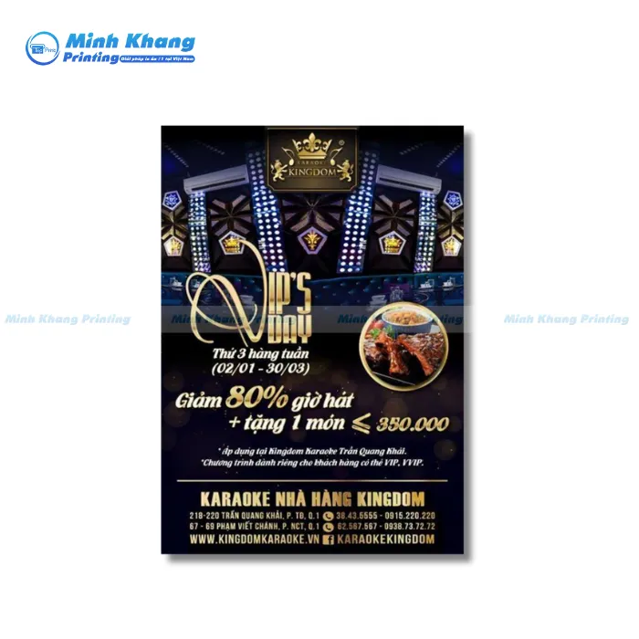 Mẫu Tờ Rơi Karaoke Sang Trọng 