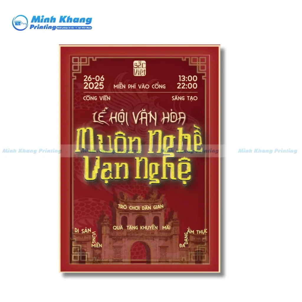 Tờ Rơi Lễ Hội Nghệ Thuật Và Triển Lãm