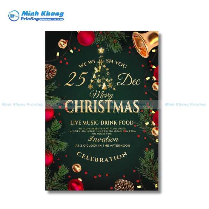 Mẫu Tờ Rơi Noel Cho Mùa Lễ Giáng Sinh