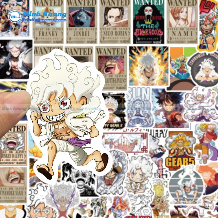Cách Dán Sticker Luffy Gear 5 Đẹp & Chắc