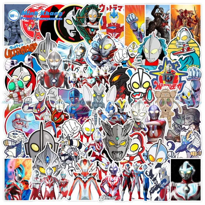 Mẫu Sticker Chibi Ultraman Dễ Thương & Ngộ Nghĩnh