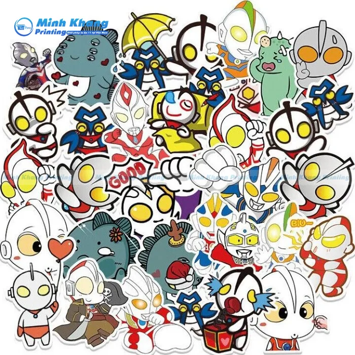 Mẫu Sticker Ultraman Độc Đáo Cho Mọi Tình Huống