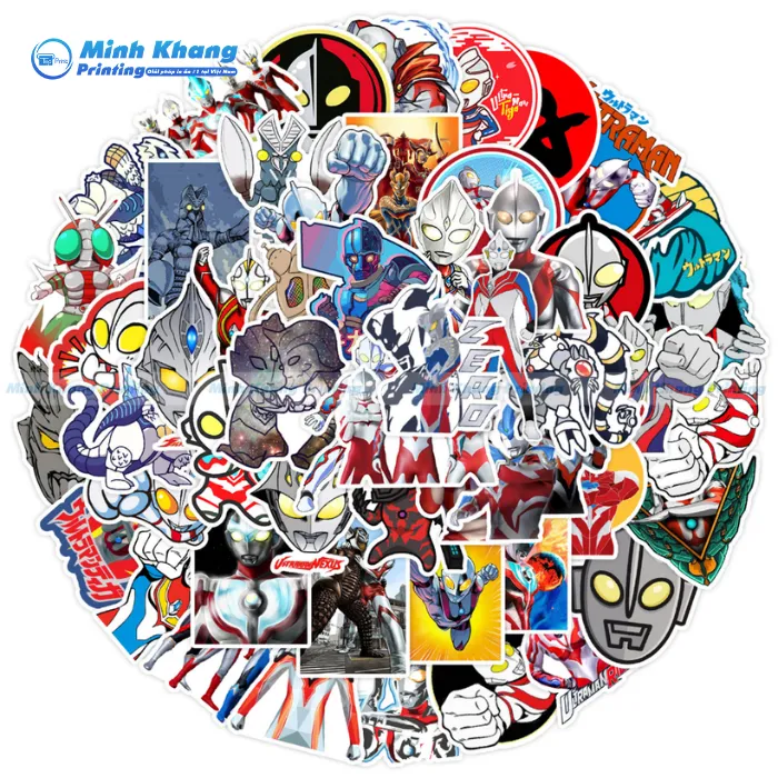 Mẫu Sticker Ultraman Hot Nhất 2025