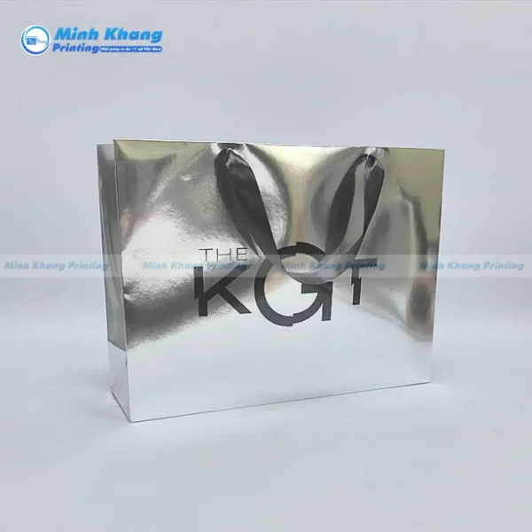 Mẫu Túi giấy Cán Màn Bóng THE KGT