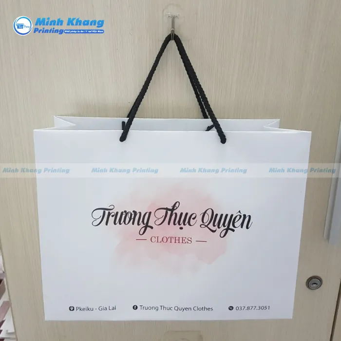 Mẫu Túi Giấy Duplex Trương Thục Quyên Clothes