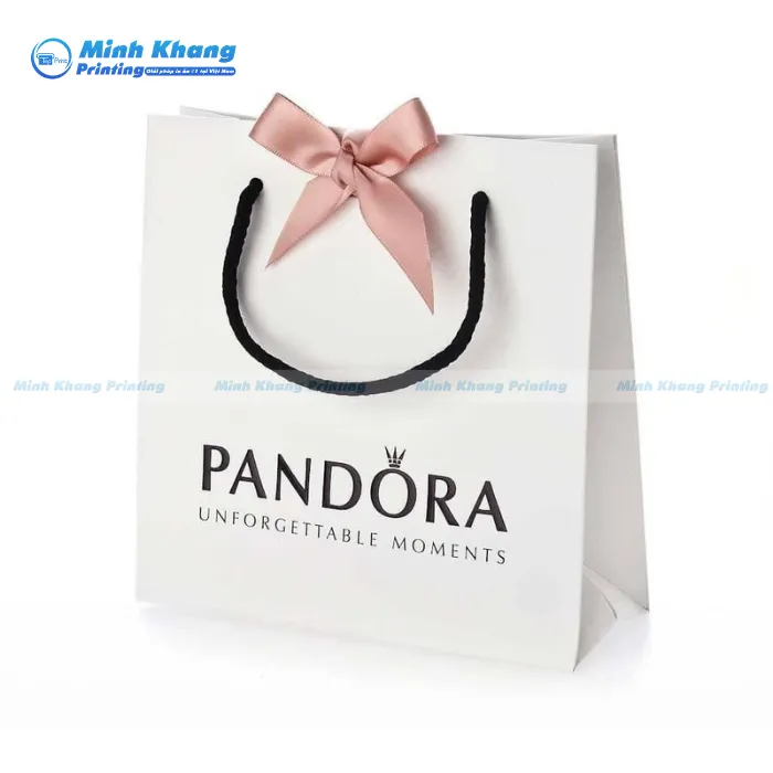 Mẫu Túi Giấy Pandora Thắt Nơ Đáng Yêu