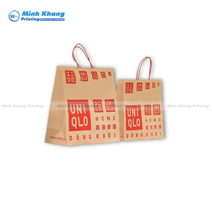 Mẫu Túi Giấy Uniqlo Lớn Đựng Sản Phẩm Quần Áo