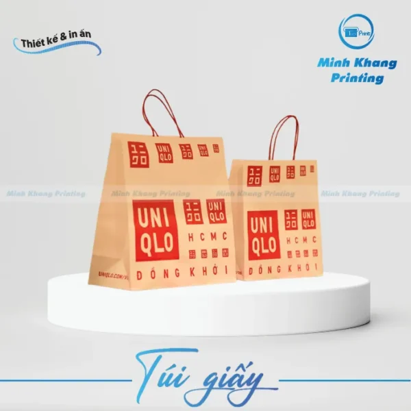 15+ Mẫu Túi Giấy Uniqlo Thương Hiệu Ấn Tượng & Độc Đáo