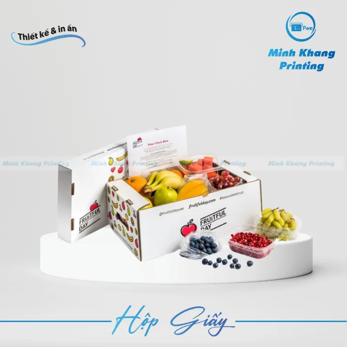 70+ Mẫu Hộp Giấy Đựng Trái Cây Đẹp, An Toàn & Chất Lượng