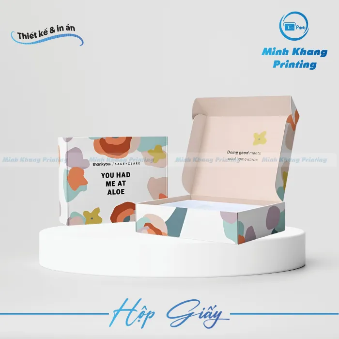35+ Mẫu Hộp giấy Nắp Gài Đa Dạng, Đẹp & Giá Rẻ