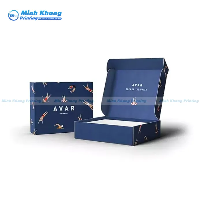 Mẫu Hộp giấy Nắp Gài Thiết Kế & In Thương Hiệu