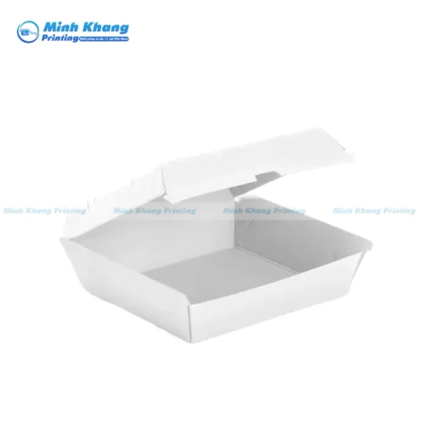 Không chỉ cung cấp hộp giấy trắng chất lượng cao, In Minh Khang còn có quy trình sản xuất hiện đại, đảm bảo từng sản phẩm đạt tiêu chuẩn về độ bền, tính thẩm mỹ và khả năng bảo vệ sản phẩm bên trong.