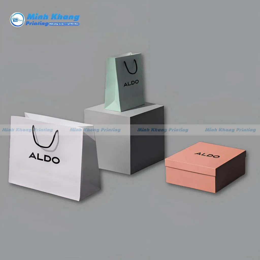 Mẫu Túi Giấy Aldo Đẹp Mắt & Bền Bỉ, Phù Hợp Đựng Sản Phẩm