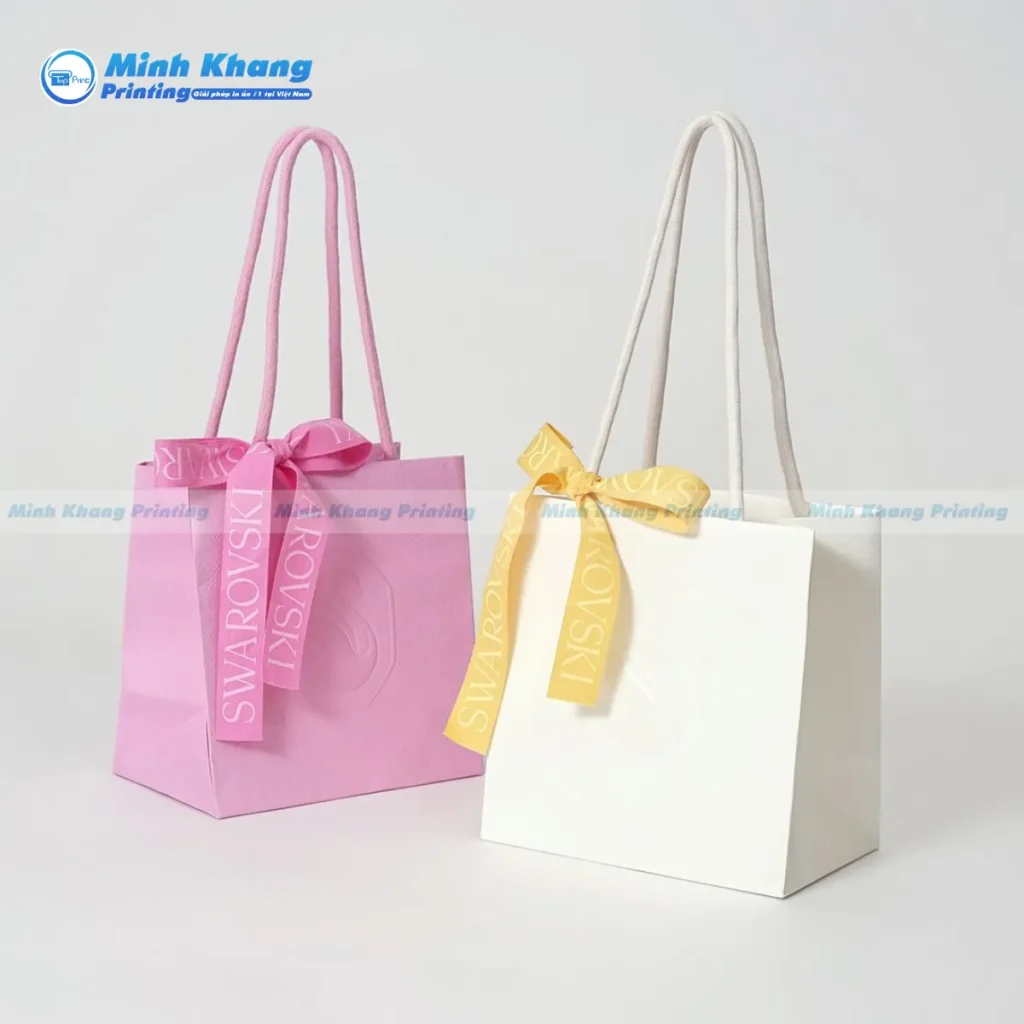 Ý Tưởng Thiết Kế Túi Giấy Có Nơ Độc Đáo