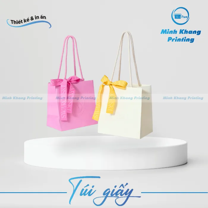 túi giấy có nơ