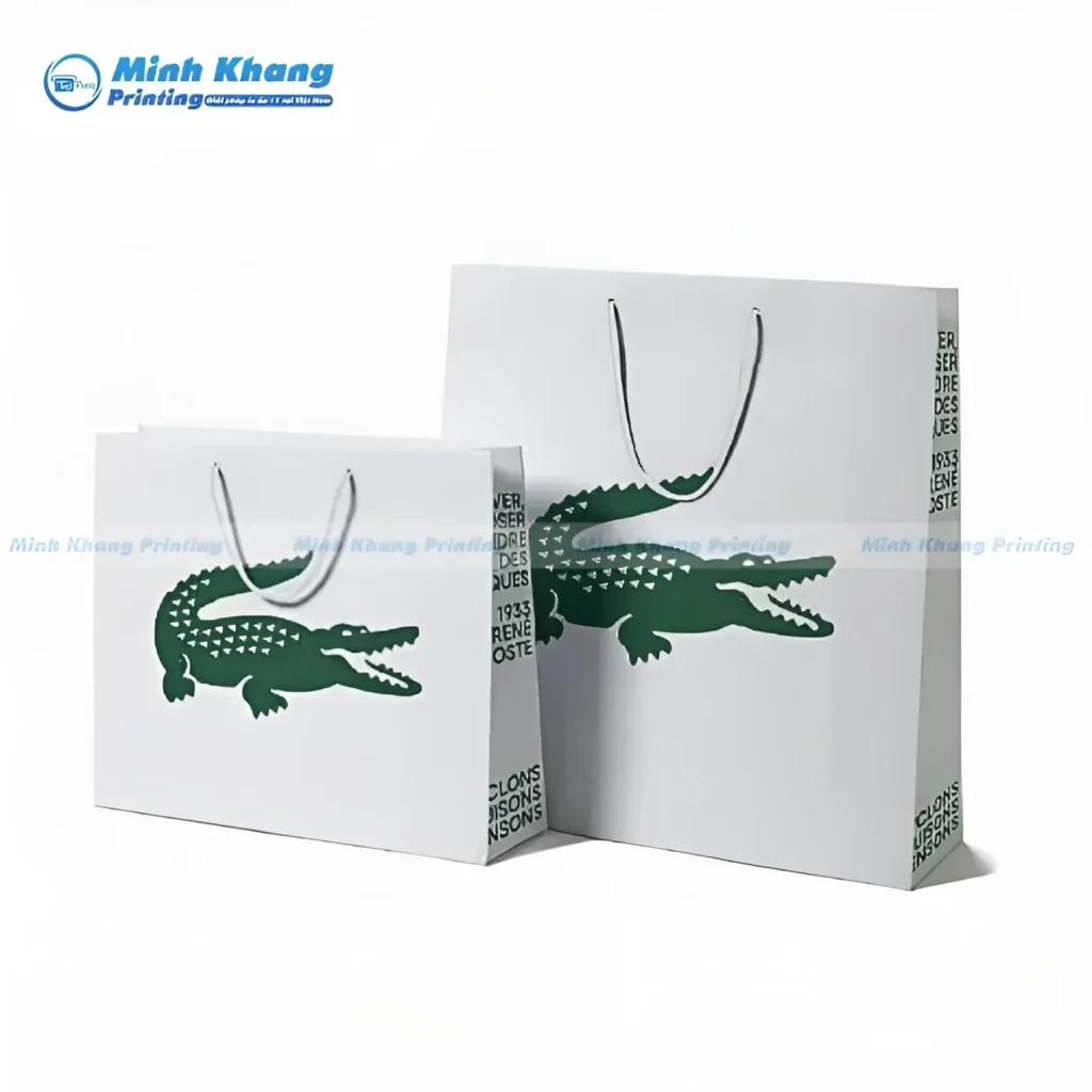 Mẫu Túi Giấy Lacoste Mang Phong Cách Đơn Giản Nhưng Sang Trọng