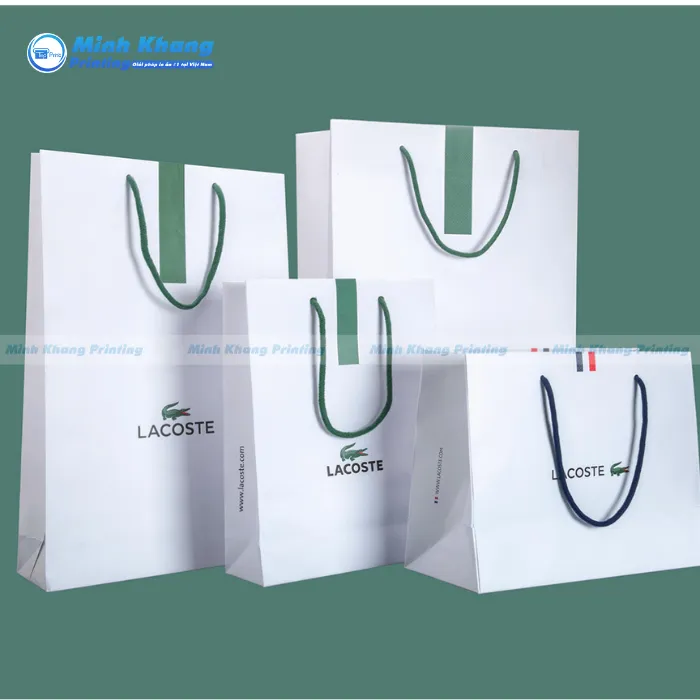 Quy Cách In Túi Giấy Lacoste Đẹp & Chất Lượng