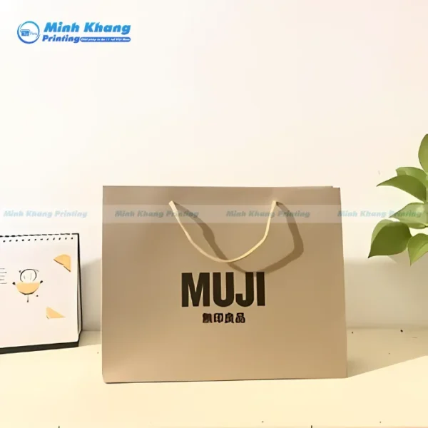 Mẫu Túi Giấy Muji Đựng Sản Phẩm Quần Áo
