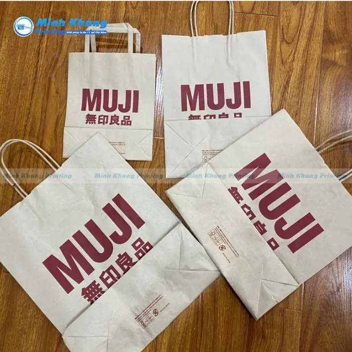 Mẫu Túi Giấy Muji Thân Thiện Môi Trường & Chất Lượng